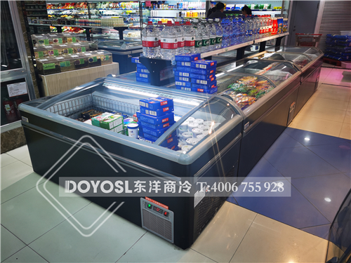 上海市市轄區靜安區平型關路超市冷凍柜案例